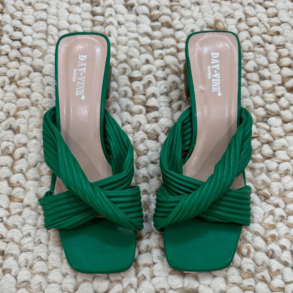 Italian Emerald Green Women's Heels